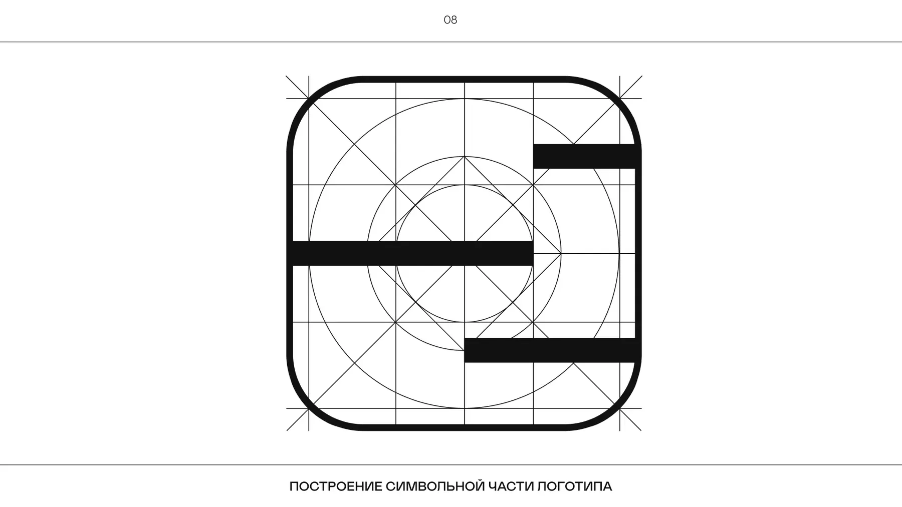 Построение символьной части логотипа